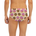 8-Bit Pixel Donut Print Men's Briefs