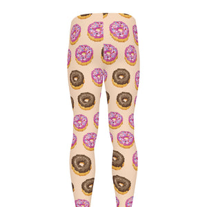 8-Bit Pixel Donut Print Men's leggings