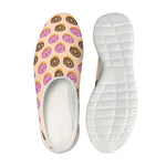 8-Bit Pixel Donut Print Mesh Casual Shoes