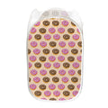 8-Bit Pixel Donut Print Mesh Laundry Hamper