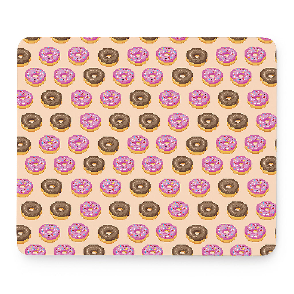 8-Bit Pixel Donut Print Mouse Pad