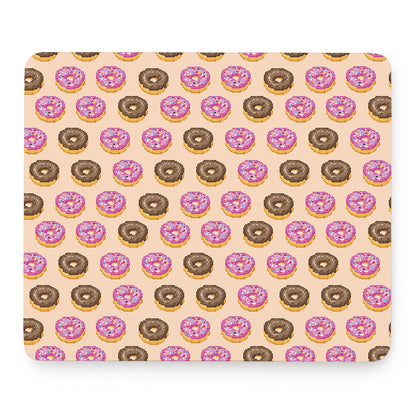 8-Bit Pixel Donut Print Mouse Pad