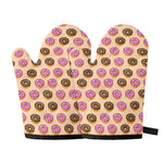 8-Bit Pixel Donut Print Oven Mitts