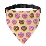 8-Bit Pixel Donut Print Over The Collar Dog Bandana