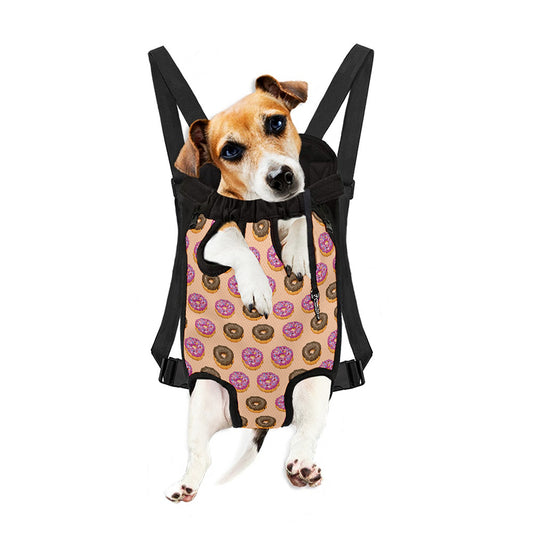 8-Bit Pixel Donut Print Pet Carrier Backpack