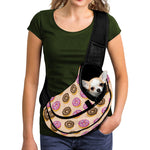 8-Bit Pixel Donut Print Pet Sling Carrier
