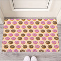 8-Bit Pixel Donut Print Rubber Doormat