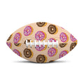 8-Bit Pixel Donut Print Rugby Ball