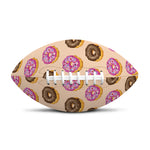 8-Bit Pixel Donut Print Rugby Ball