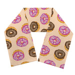 8-Bit Pixel Donut Print Scarf