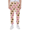 8-Bit Pixel Donut Print Scuba Joggers