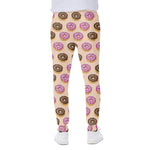 8-Bit Pixel Donut Print Scuba Joggers