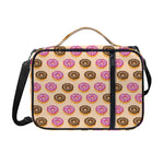 8-Bit Pixel Donut Print Shoulder Strap Bible Bag