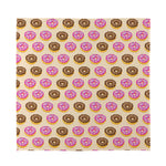 8-Bit Pixel Donut Print Silk Bandana