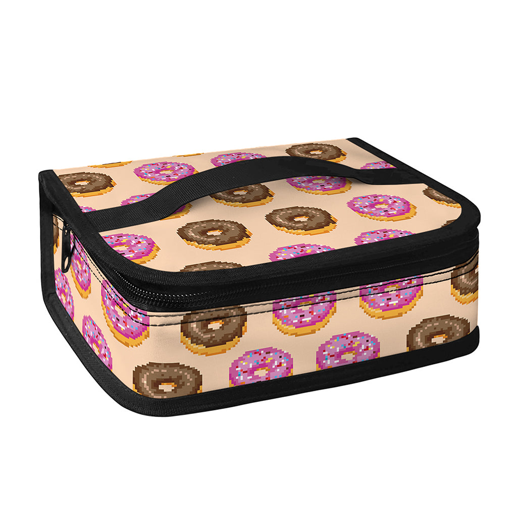 8-Bit Pixel Donut Print Small Lunch Bag