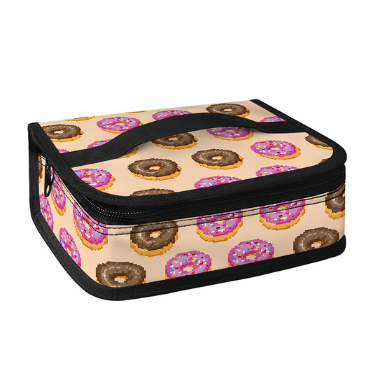 8-Bit Pixel Donut Print Small Lunch Bag
