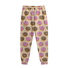 8-Bit Pixel Donut Print Sweatpants