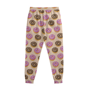 8-Bit Pixel Donut Print Sweatpants