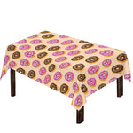 8-Bit Pixel Donut Print Tablecloth