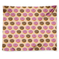8-Bit Pixel Donut Print Tapestry