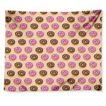 8-Bit Pixel Donut Print Tapestry