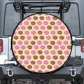 8-Bit Pixel Donut Print Tire Cover