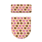 8-Bit Pixel Donut Print Toilet Lid And Tank Cover Set