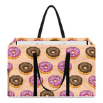 8-Bit Pixel Donut Print Utility Tote Bag
