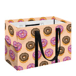 8-Bit Pixel Donut Print Utility Tote Bag