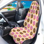 8-Bit Pixel Donut Print Waterproof Car Seat Cover