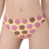 8-Bit Pixel Donut Print Women's Panties