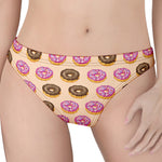 8-Bit Pixel Donut Print Women's Thong