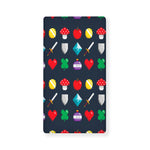 8-Bit Pixel Game Items Print Baby Crib Sheet