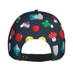 8-Bit Pixel Game Items Print Baseball Cap