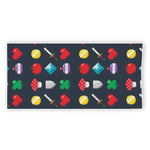 8-Bit Pixel Game Items Print Beach Towel