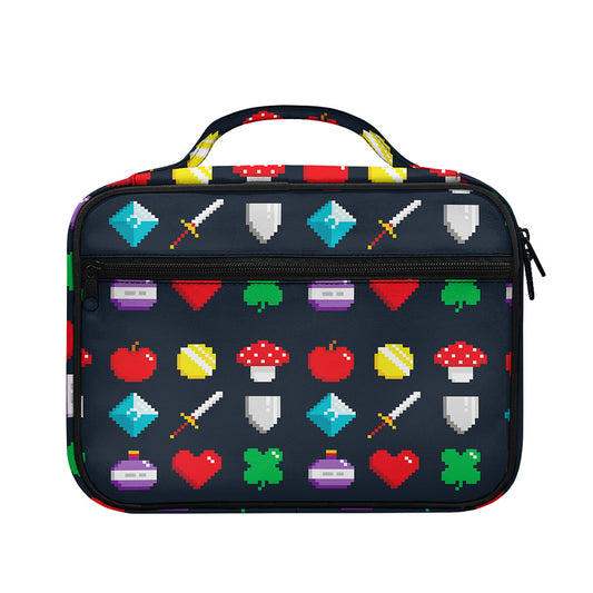 8-Bit Pixel Game Items Print Briefcase Bible Bag