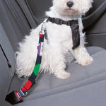 8-Bit Pixel Game Items Print Dog Seat Belt