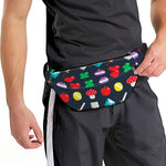 8-Bit Pixel Game Items Print Fanny Pack