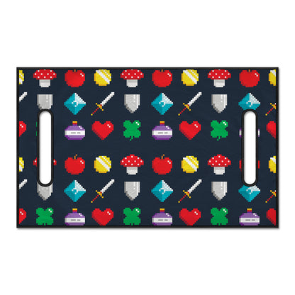 8-Bit Pixel Game Items Print Golf Cart Seat Cover