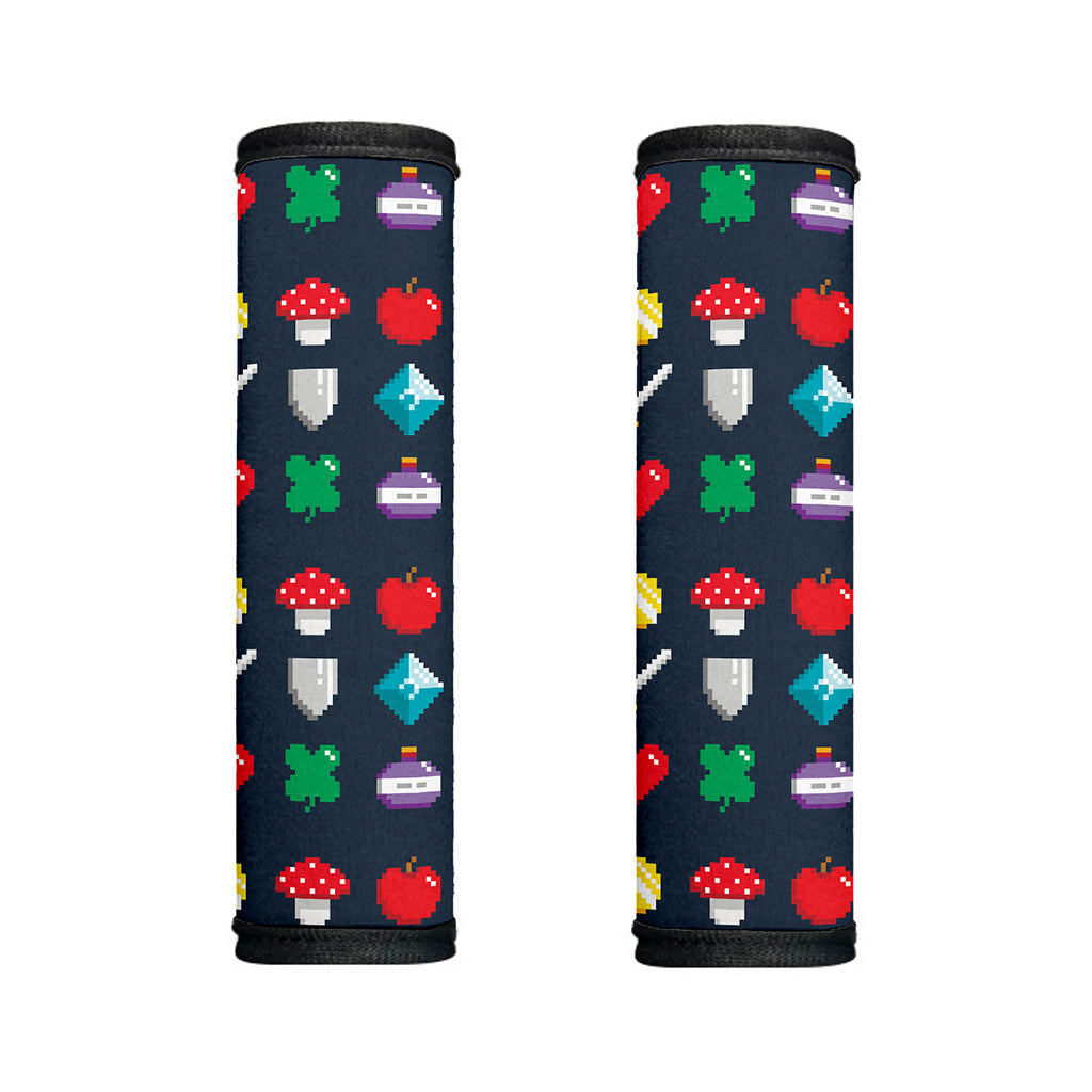 8-Bit Pixel Game Items Print Handle Covers