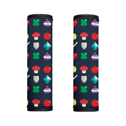 8-Bit Pixel Game Items Print Handle Covers