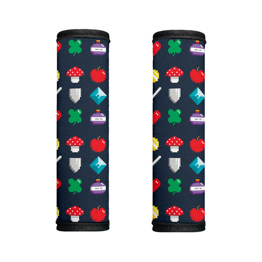 8-Bit Pixel Game Items Print Handle Covers