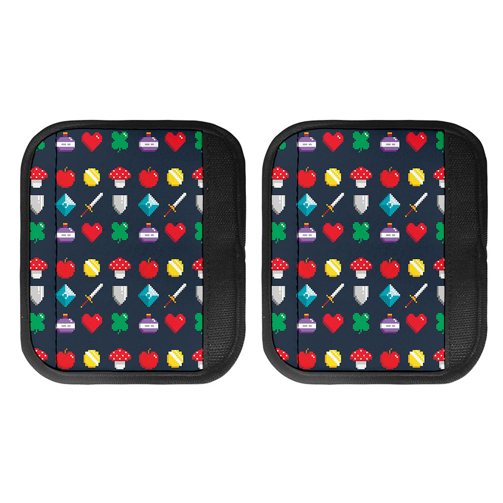 8-Bit Pixel Game Items Print Handle Covers