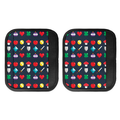 8-Bit Pixel Game Items Print Handle Covers