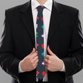 8-Bit Pixel Game Items Print Necktie