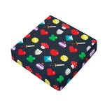 8-Bit Pixel Game Items Print Outdoor Seat Cushion Cover