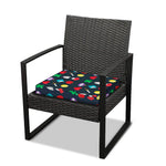 8-Bit Pixel Game Items Print Outdoor Seat Cushion Cover