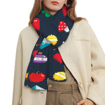8-Bit Pixel Game Items Print Scarf