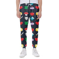 8-Bit Pixel Game Items Print Joggers