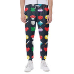 8-Bit Pixel Game Items Print Scuba Joggers